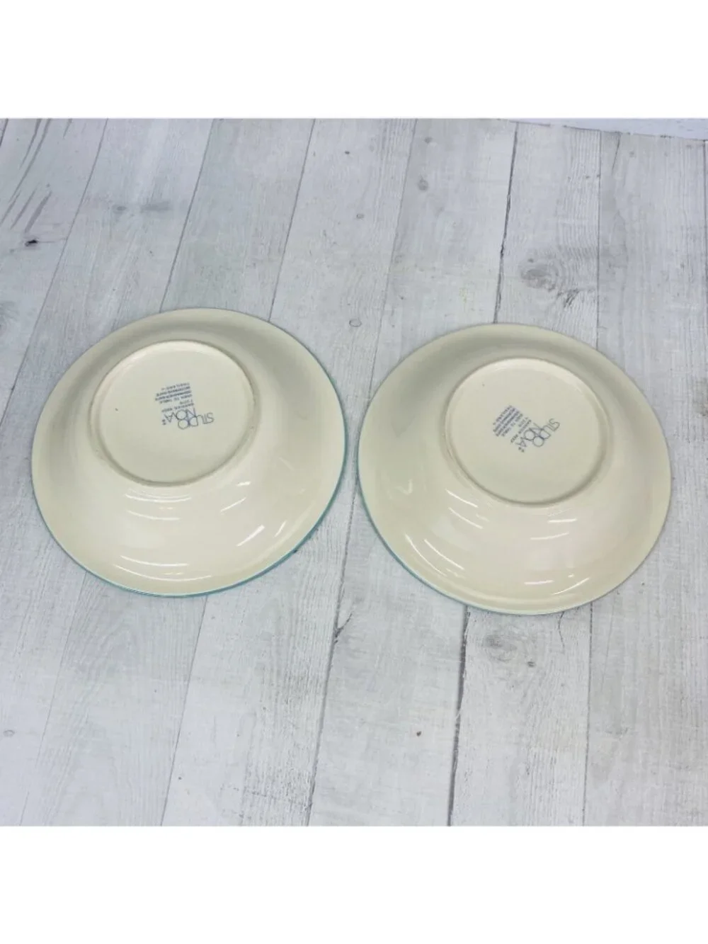 Studio Nova BARRIER REEF Y2310 Fish Aqua Tim Stoneware Soup Cereal Bowls Set 4